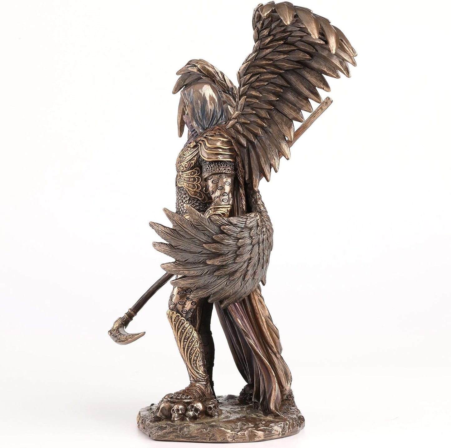 Veronese Design 10 5/8 Inch Azrael The Archangel of Death Cold Cast Resin Bronze Finish Sculpture