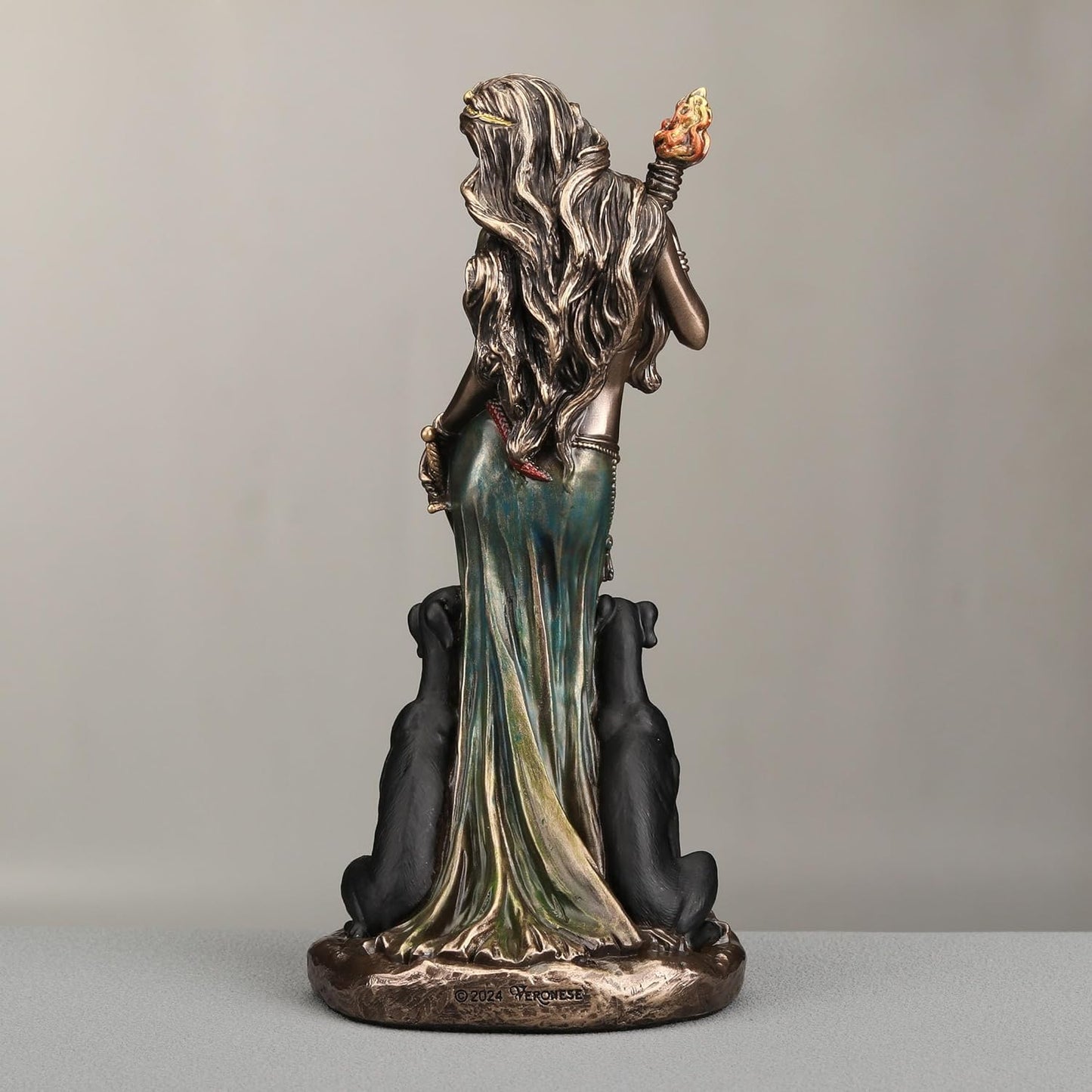 Veronese Design 6 1/8 Inch Hecate Greek Goddess of Magic Cold Cast Resin Bronze Finish Sculpture