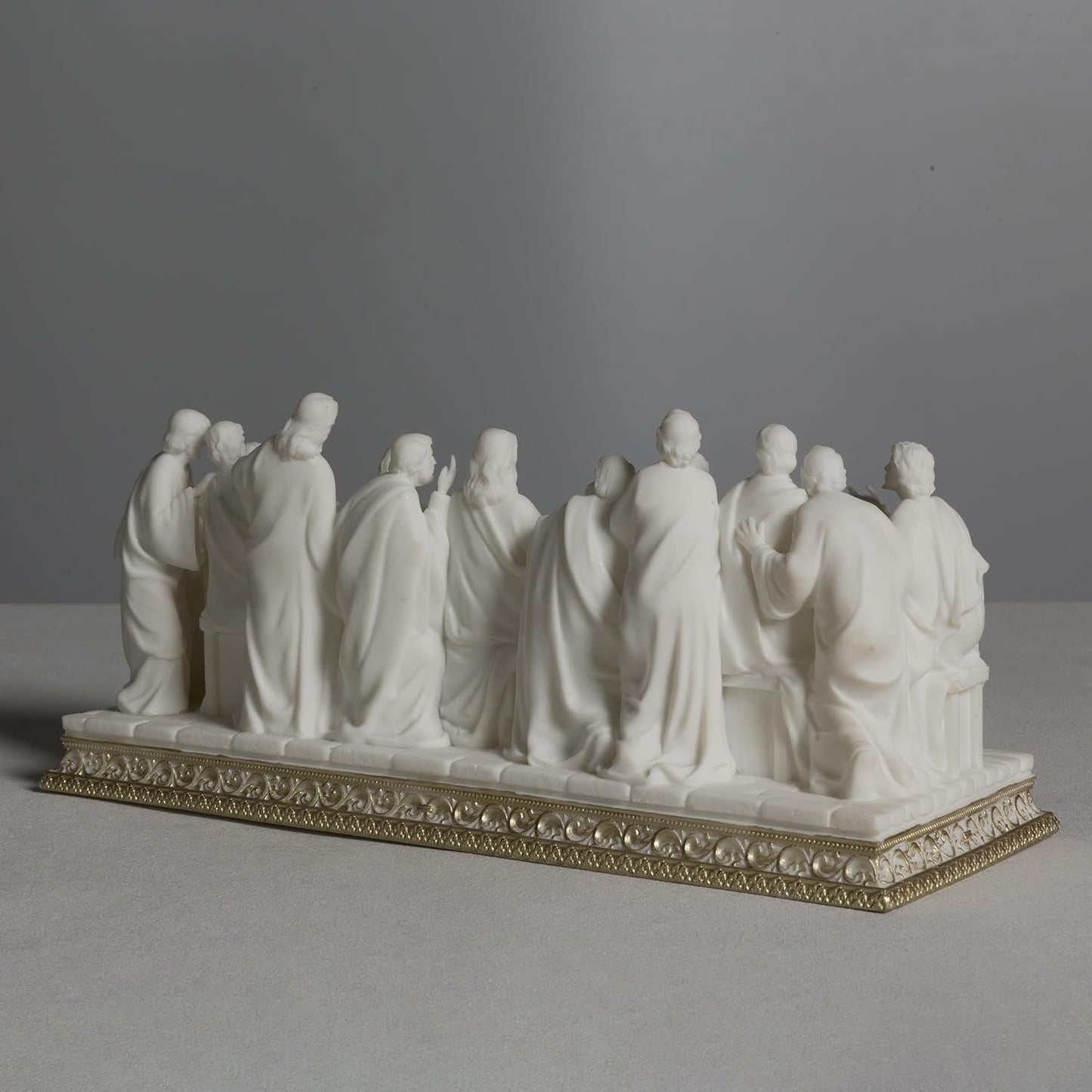 The Last Supper Statue, Leonardo da Vinci, 12.2" L Inspirational Home Décor, Religious Gift,