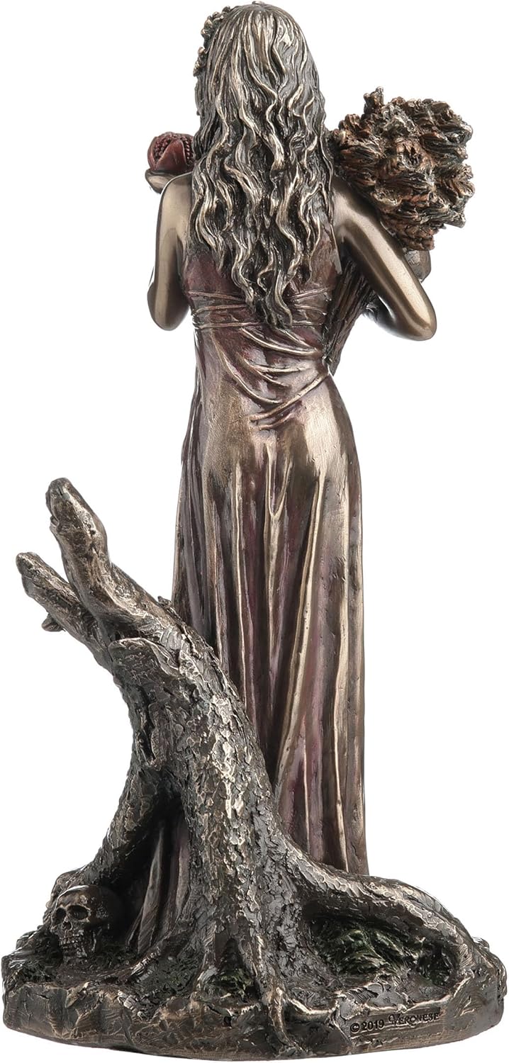 Veronese Design 10.25 Inch Persephone Greek Goddess of Vegetation and The Underworld Antique Bronze Finish Statue