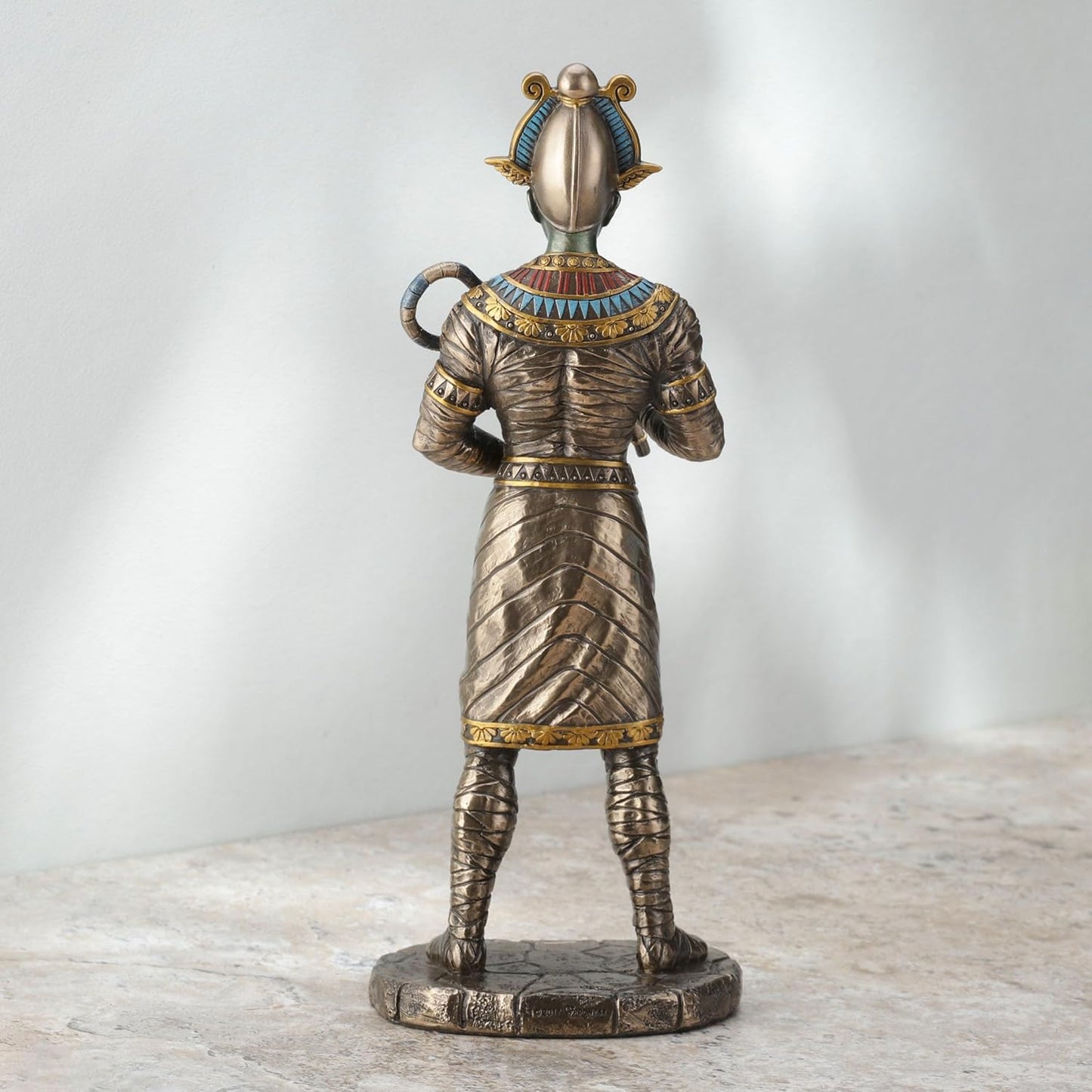 Veronese Osiris Ancient Egyption God of the Dead Bronze Finished Statue
