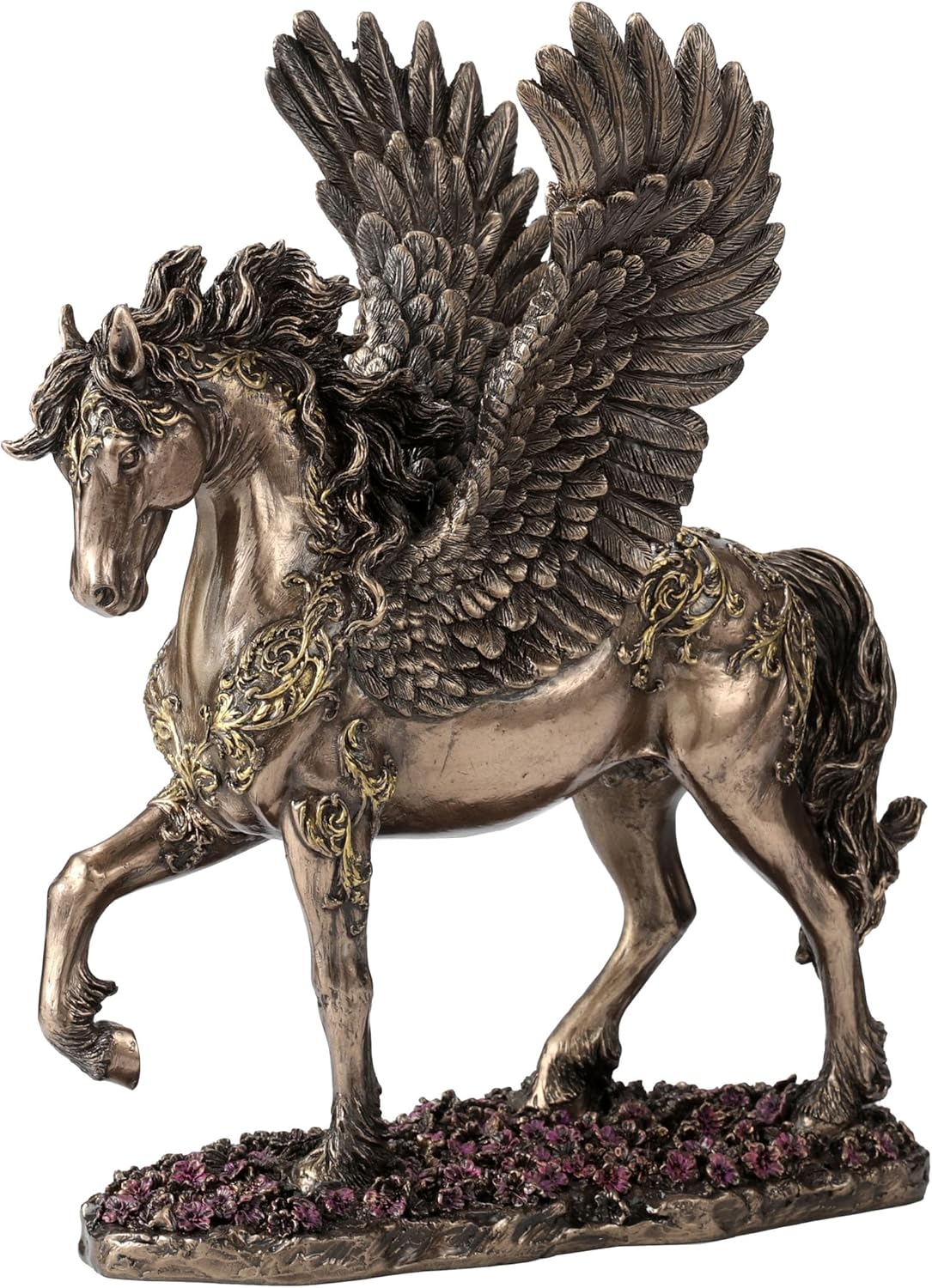 Veronese Design 10 5/8 Inch Divine Pegasus Winged Horse Cold Cast Resin Statue Bronze Finish Animal Sculpture