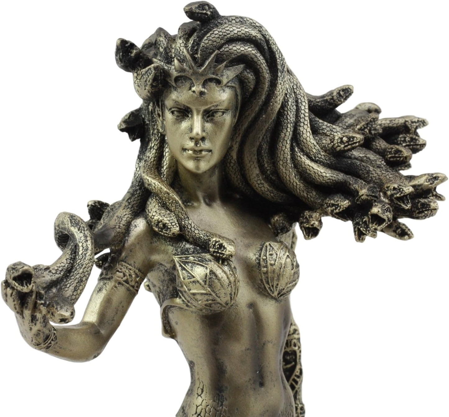 Ebros Greek Mythology The Seductive Spell Of Medusa Statue 20cm Tall Temptation Of The Demonic Goddess Medusa Gorgonic Sister Figurine