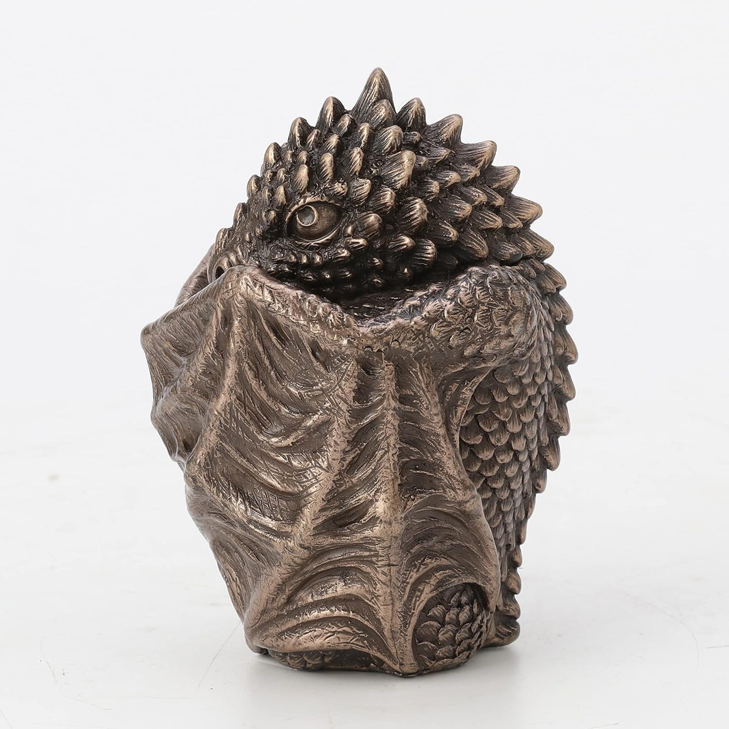 Veronese Design Baby Dragon Resin Figurine Secret Stash Box Cast Bronze Finish 3.75 Inches High