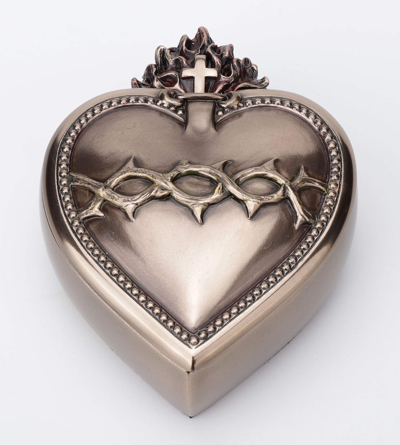 Veronese Design Scared Heart Trinket Box