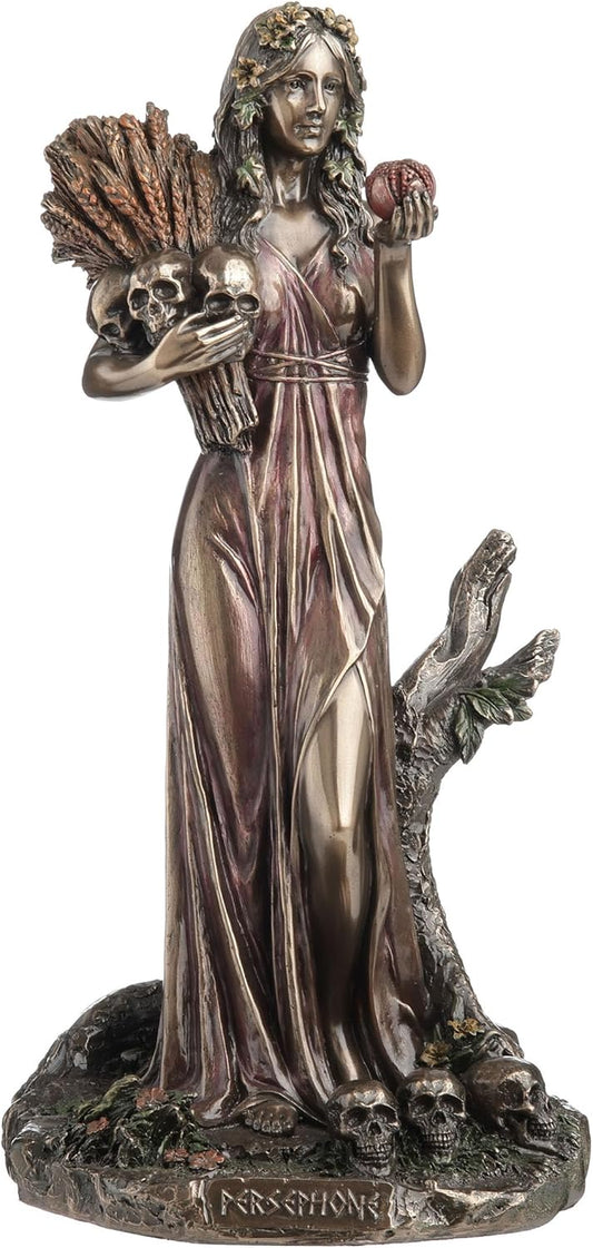 Veronese Design 10.25 Inch Persephone Greek Goddess of Vegetation and The Underworld Antique Bronze Finish Statue