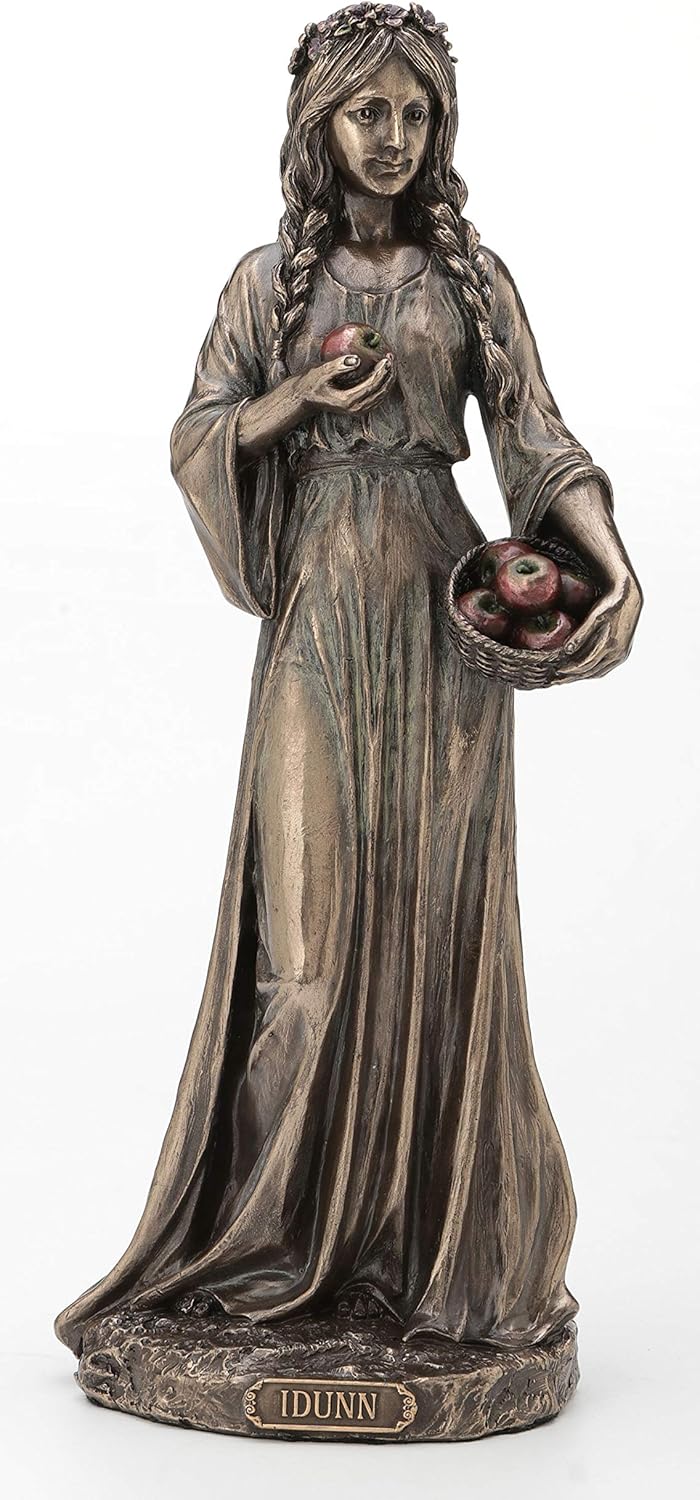 Veronese Design Bronze Finish Idunn Norse Goddess of Spring and Youth Statue