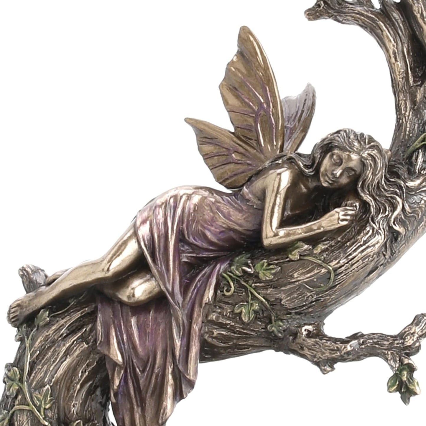 Veronese Design 6 1/2" Siesta Fairy Cold Cast Resin Antique Bronze Finish Statue