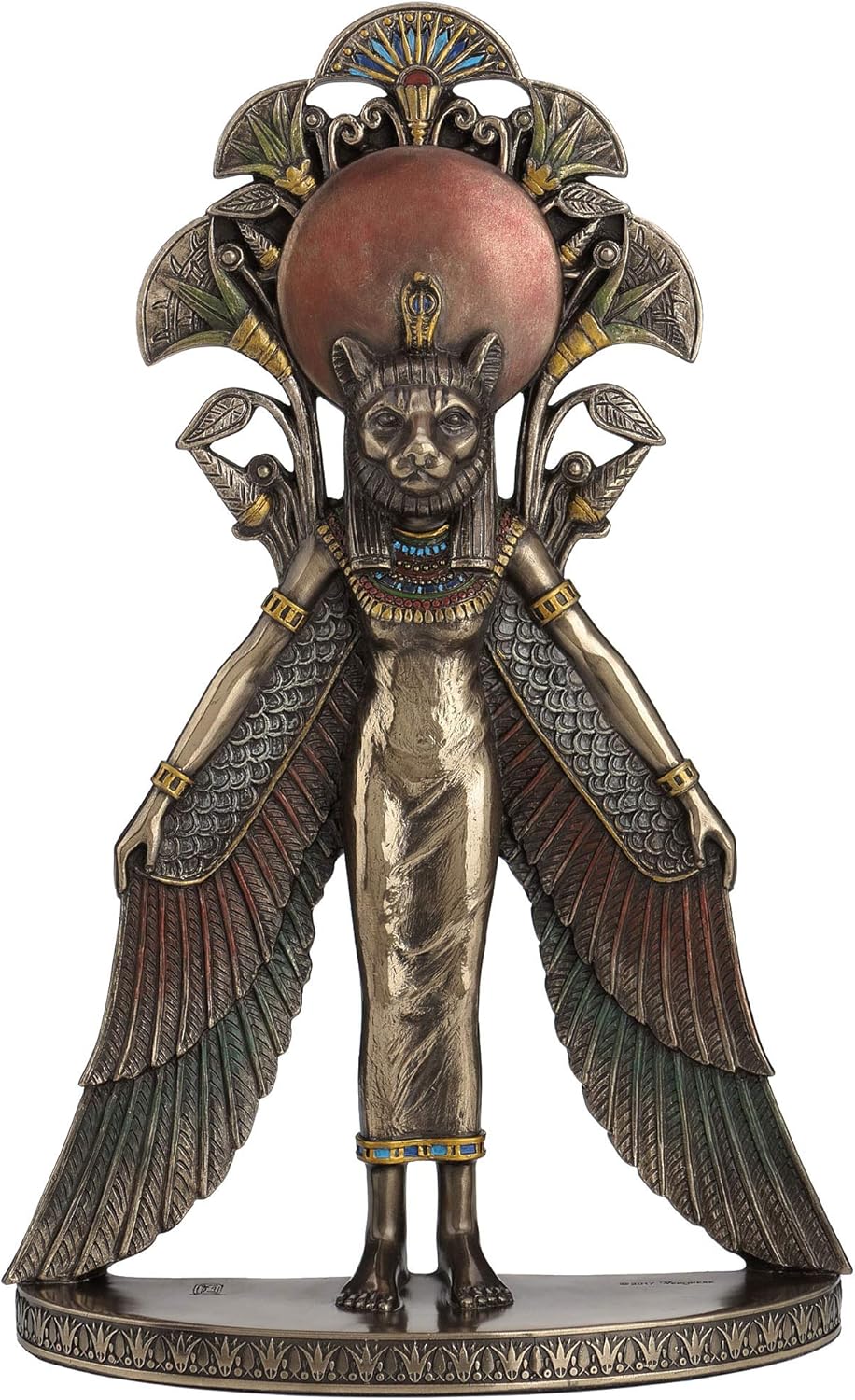 Veronese Design Sekhmet Winged Egyptian Warrior Goddess Wall Art Statue