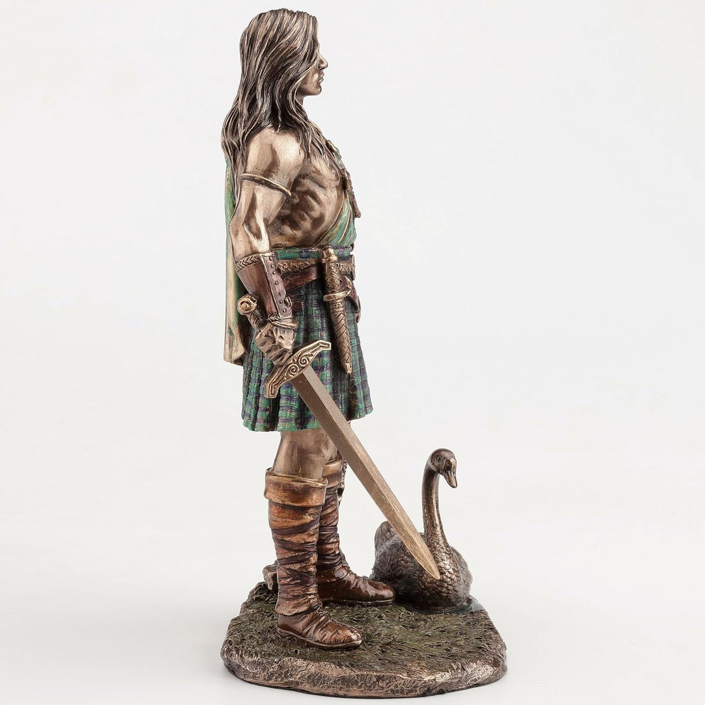 Veronese Design 9 1/8 Inch Aengus The Irish God of Youth and Love Cold Cast Bronze Home Decor Statue