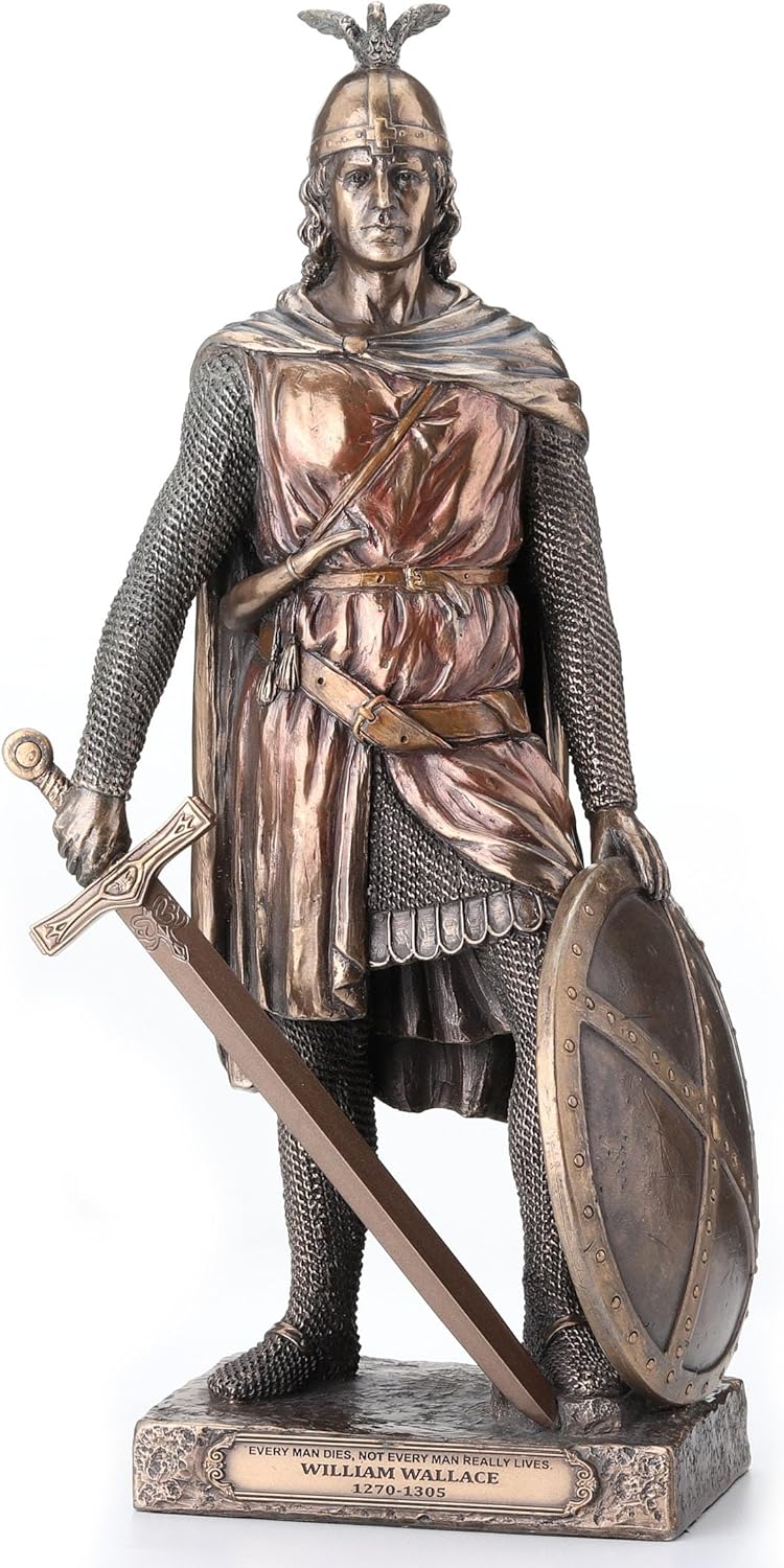 Veronese Design Scottish Hero Sir William Wallace Bronze Finished Statue