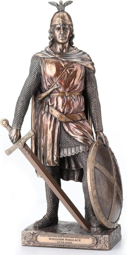 Veronese Design Scottish Hero Sir William Wallace Bronze Finished Statue