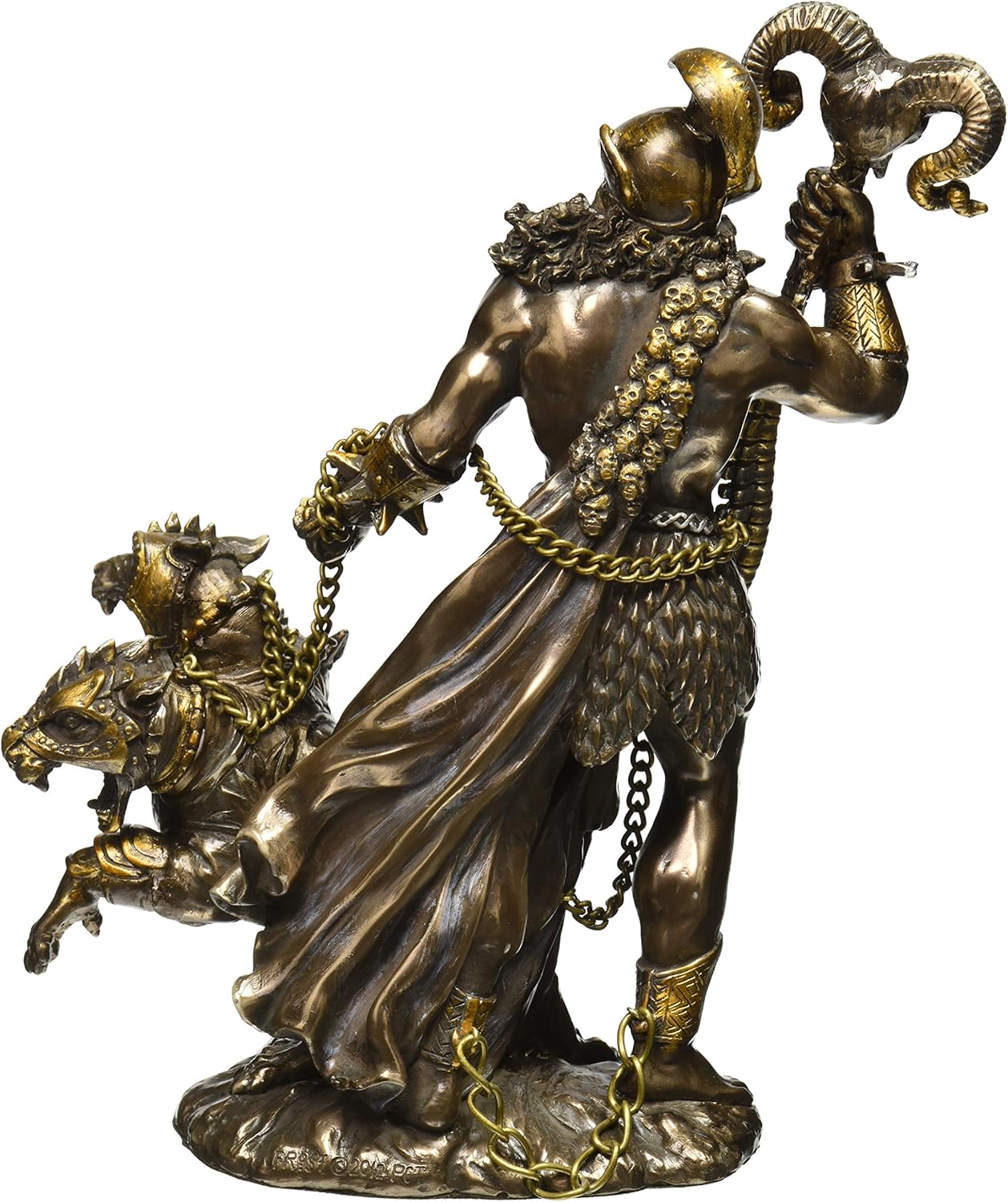 Pacific Giftware Greek God of Underworld Hades with Cerberus Dog Statue Roman Figure