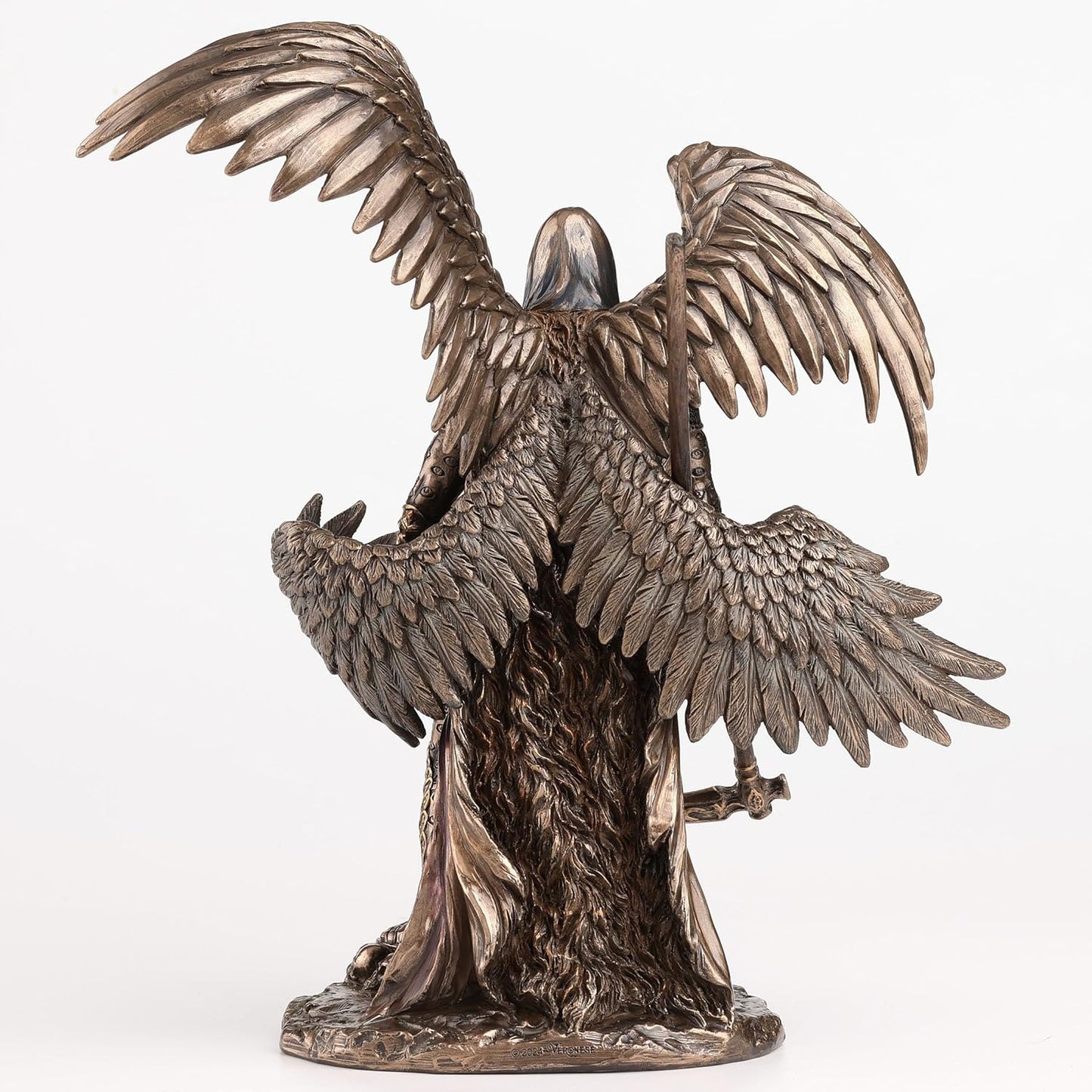 Veronese Design 10 5/8 Inch Azrael The Archangel of Death Cold Cast Resin Bronze Finish Sculpture