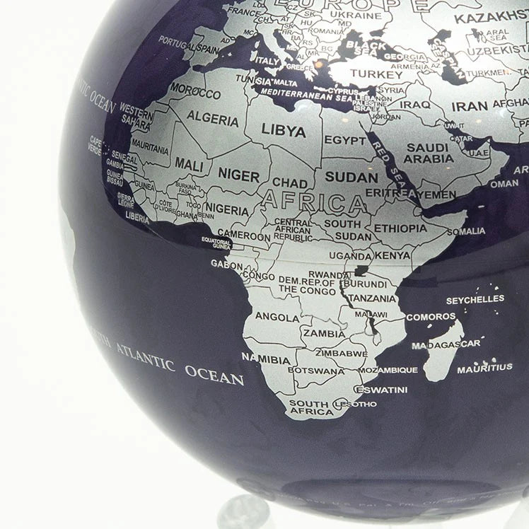 6" Mova Globe Purple and Silver