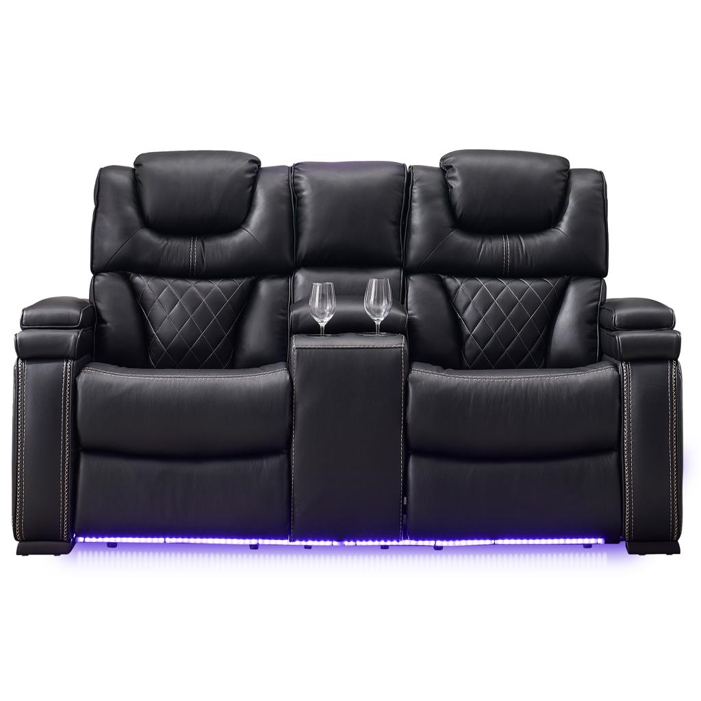 BlackBerry 3+2+1 seaters Air Leather Premium Sofa set